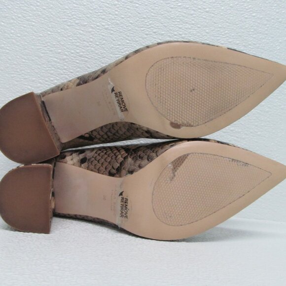 Zara Basic Collection Snake Print Pumps Size 6 - Picture 9 of 9